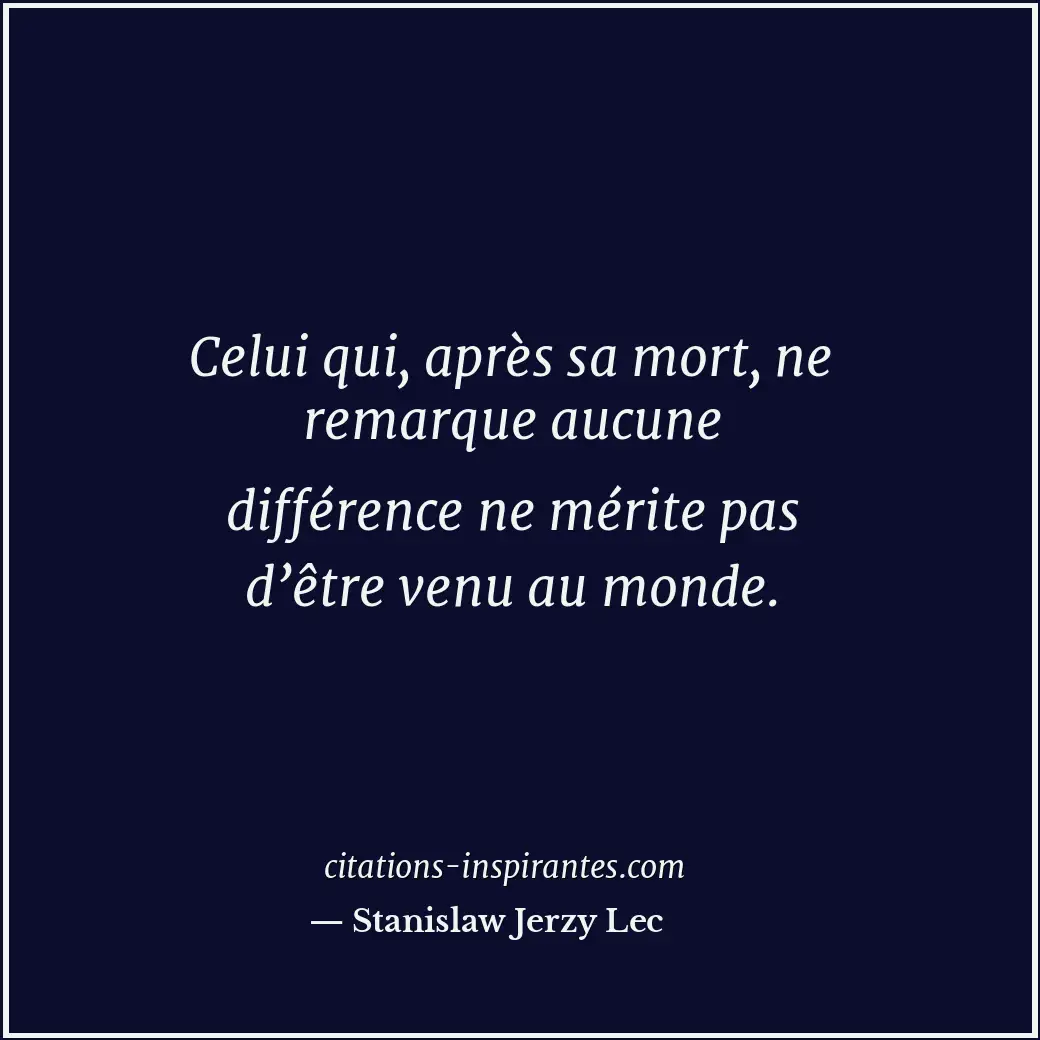 Citation de Stanislaw Jerzy Lec