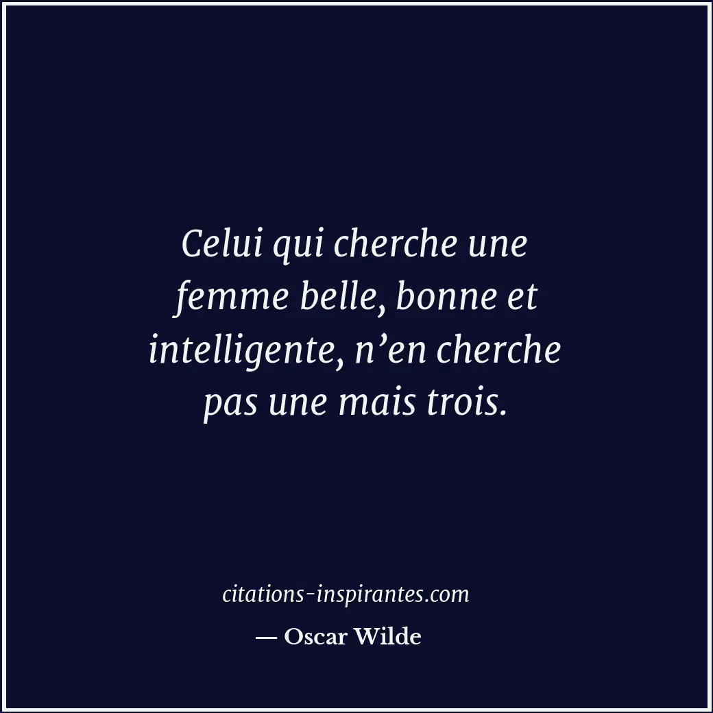 Citation de Oscar Wilde