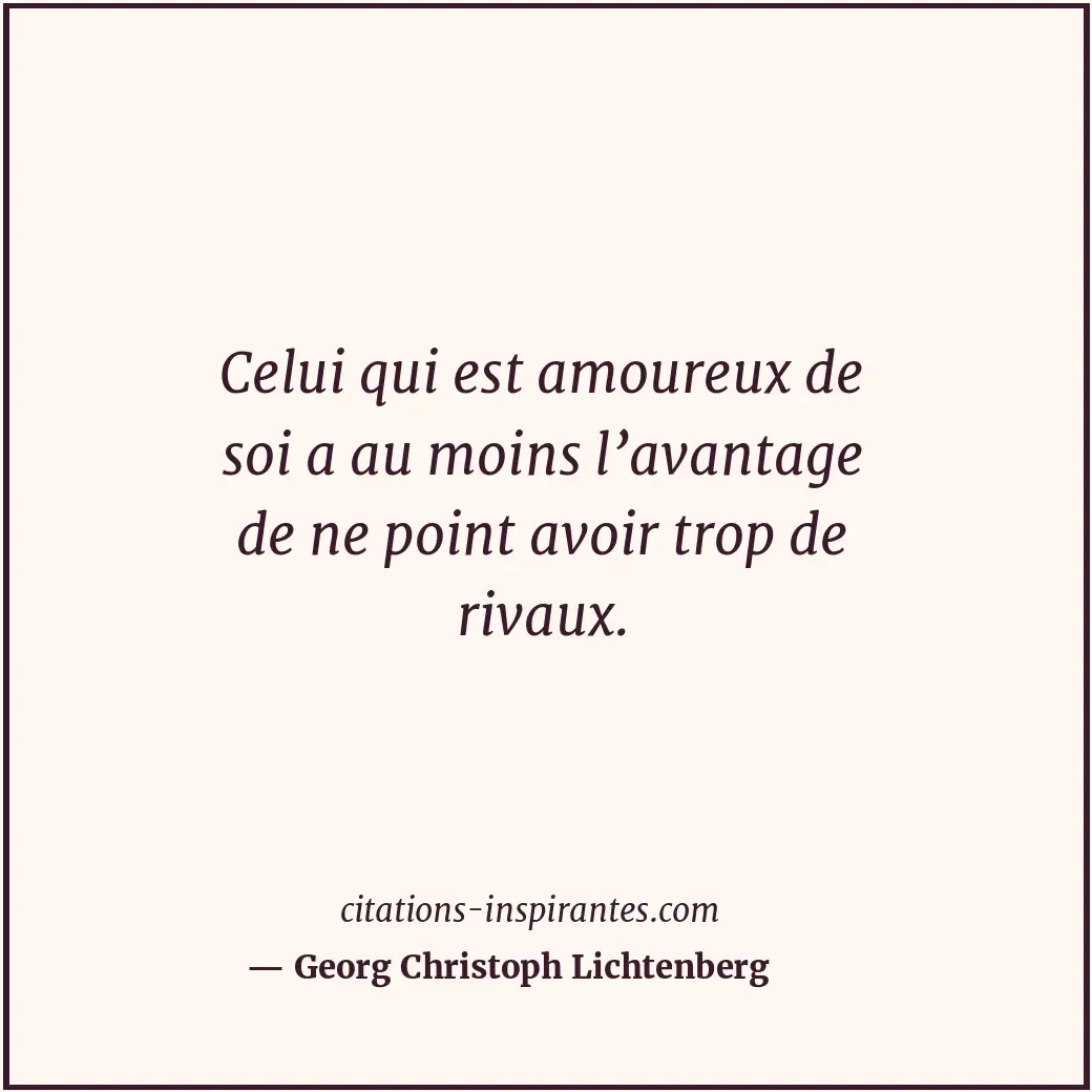 Citation de Georg Christoph Lichtenberg