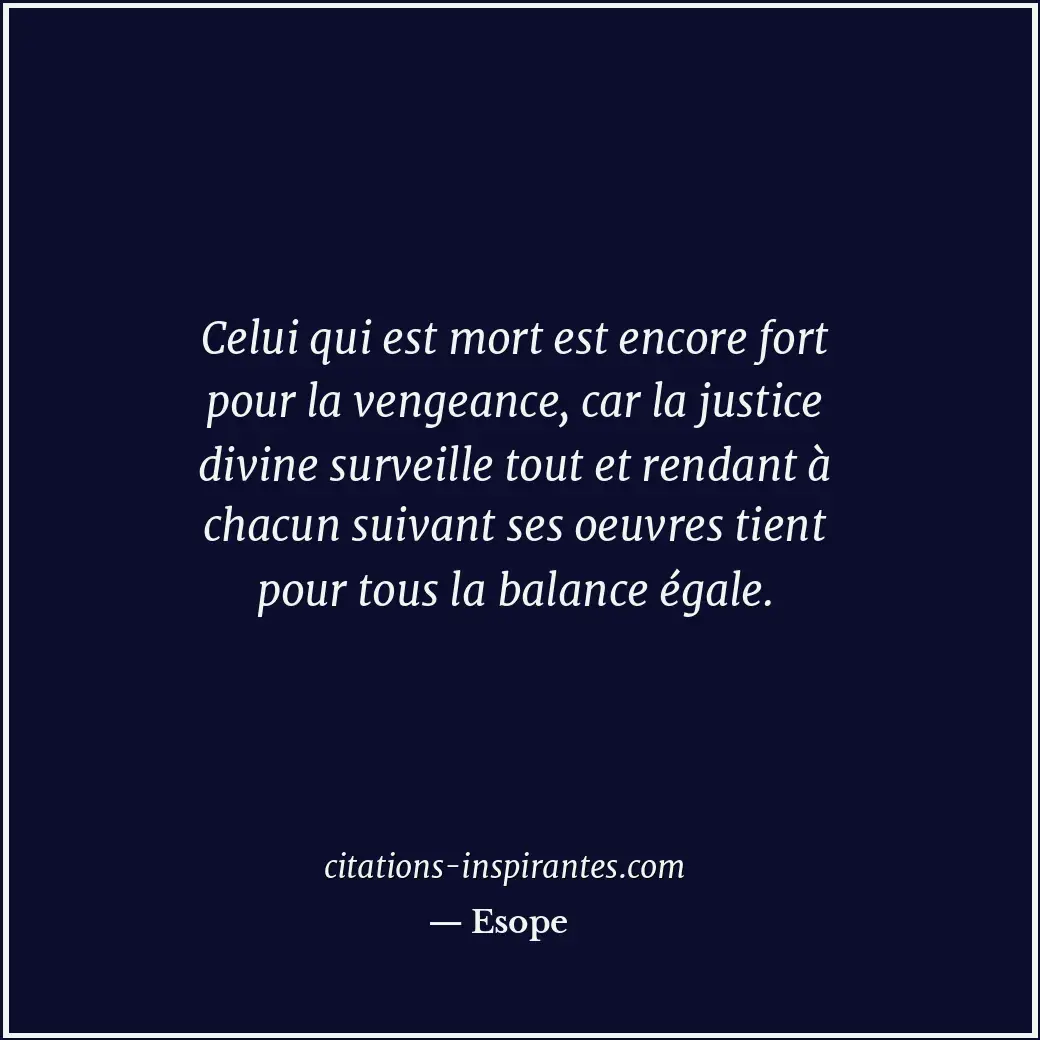 Citation de Esope
