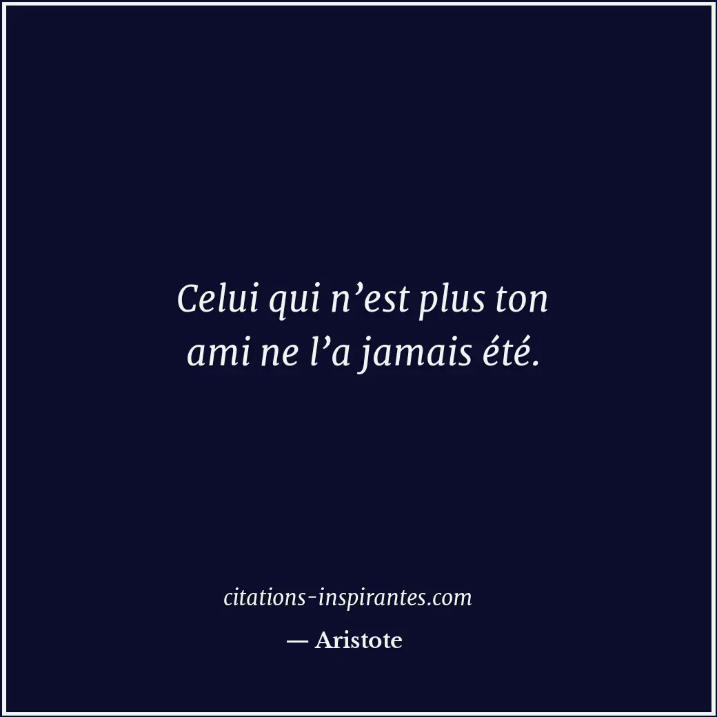 Citation de Aristote