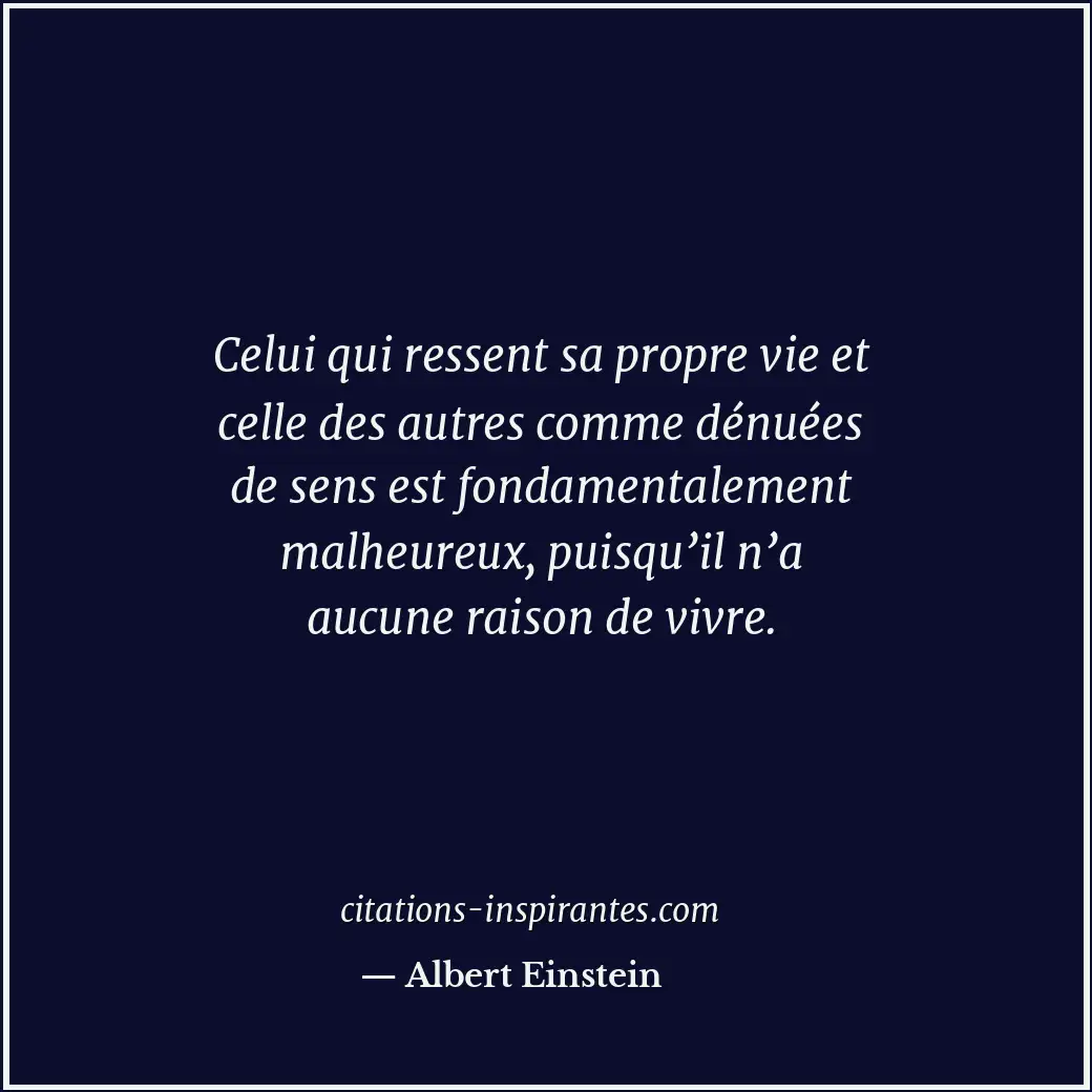 Citation de Albert Einstein