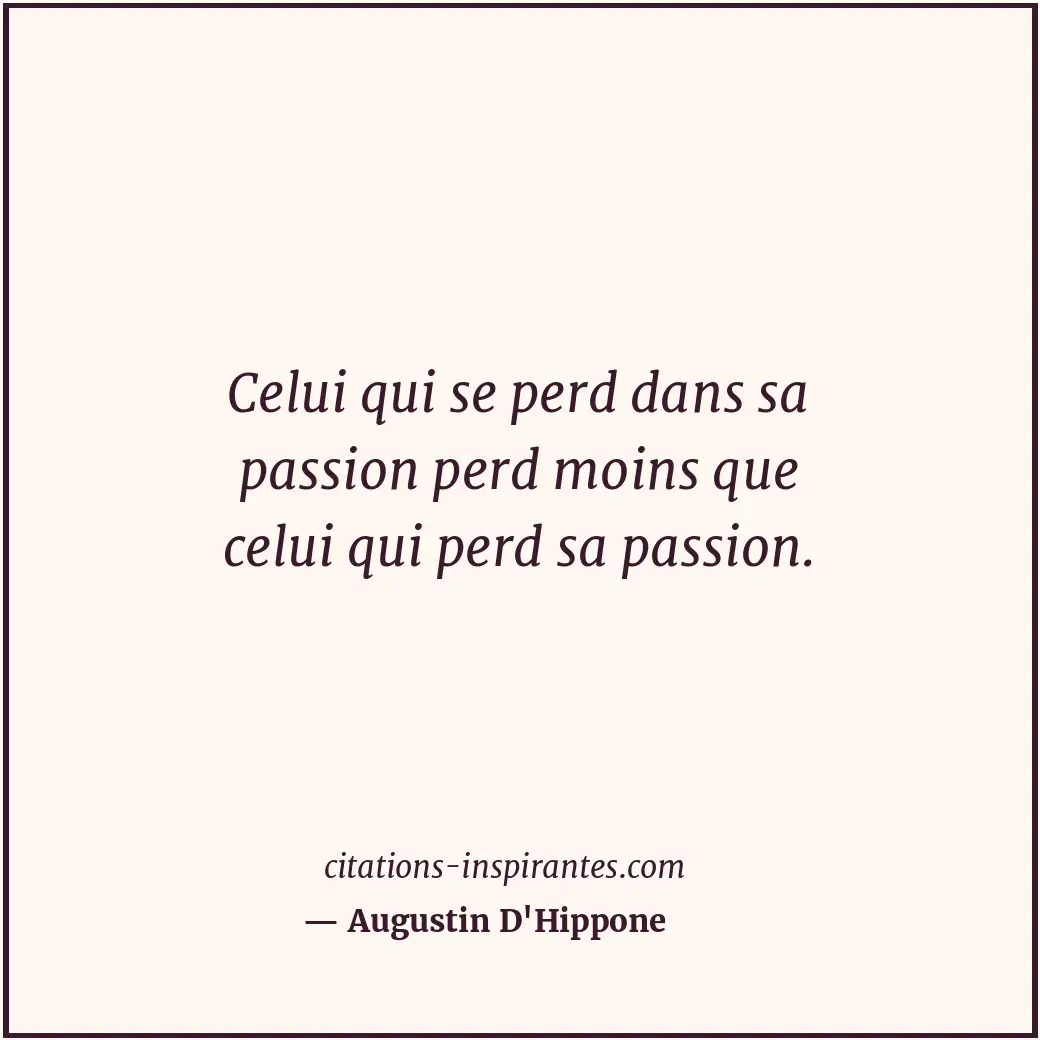 Citation de Augustin D'Hippone