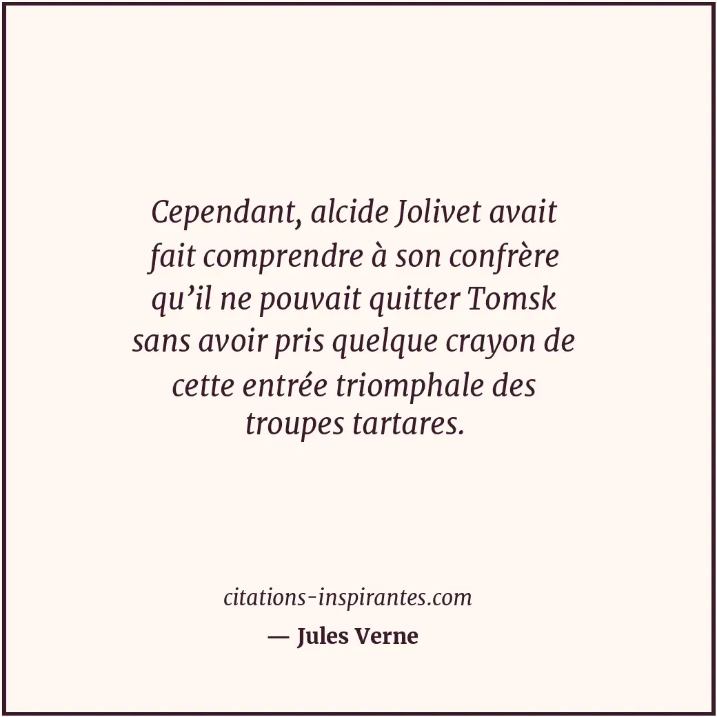 Citation de Jules Verne