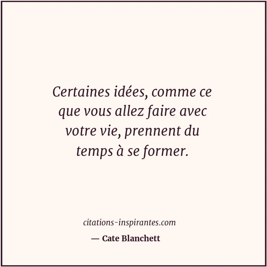 Citation de Cate Blanchett