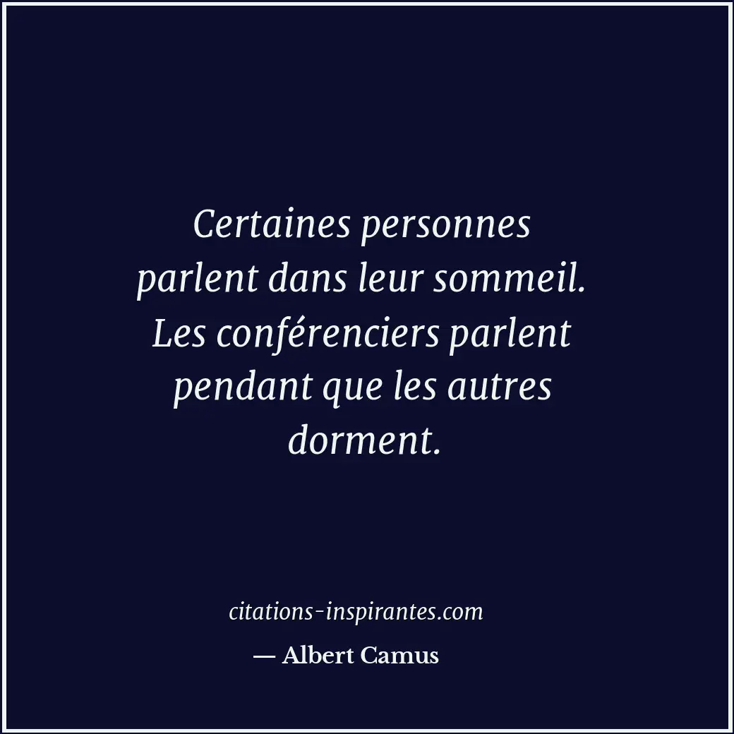 Citation de Albert Camus
