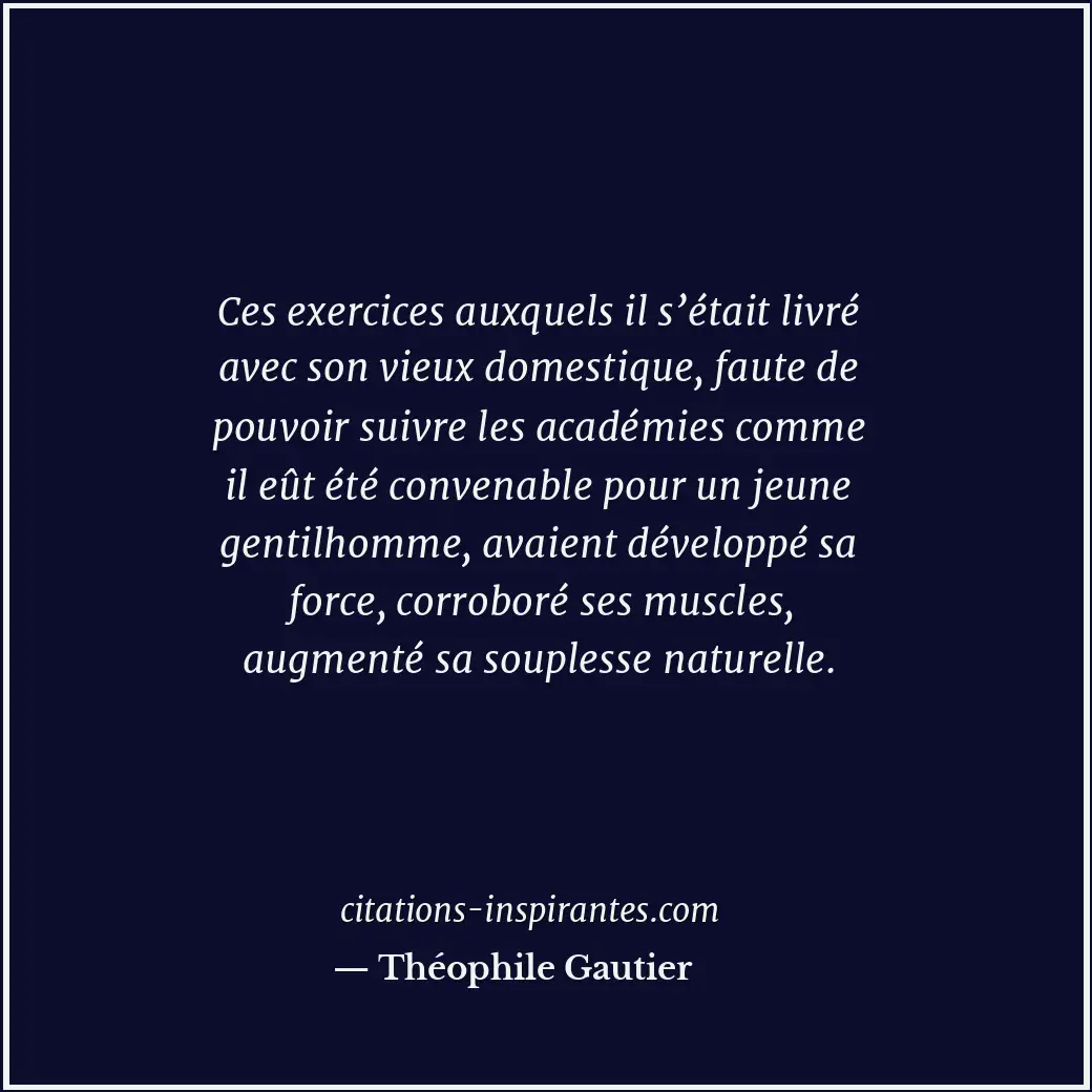 Citation de Théophile Gautier