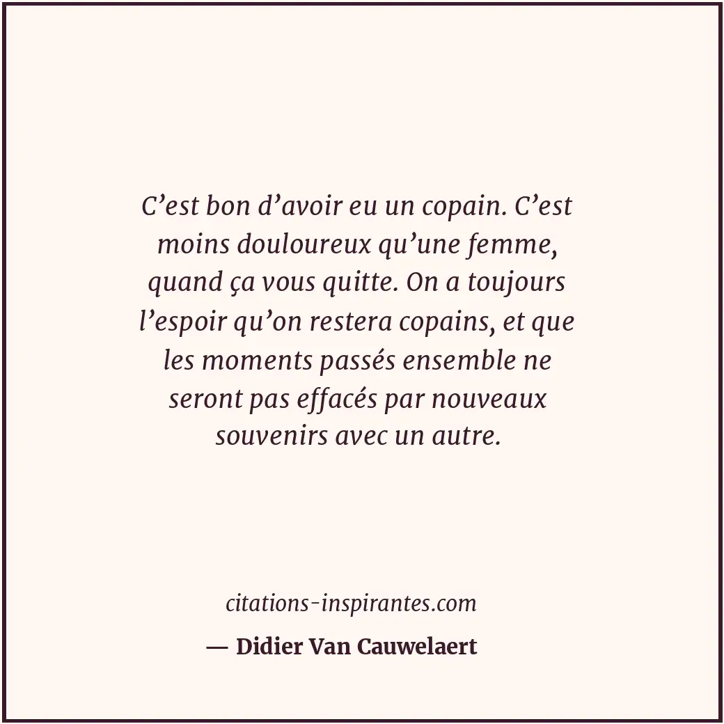 Citation de Didier Van Cauwelaert