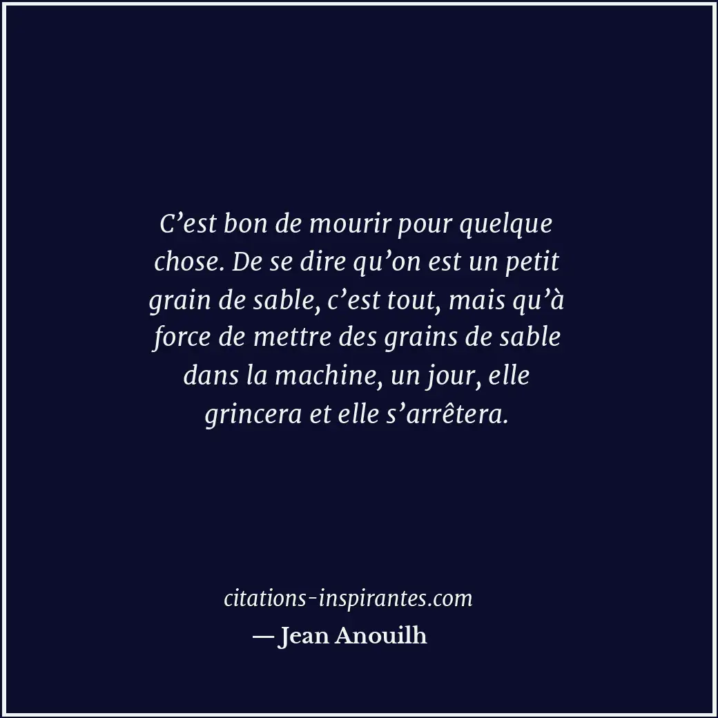Citation de Jean Anouilh