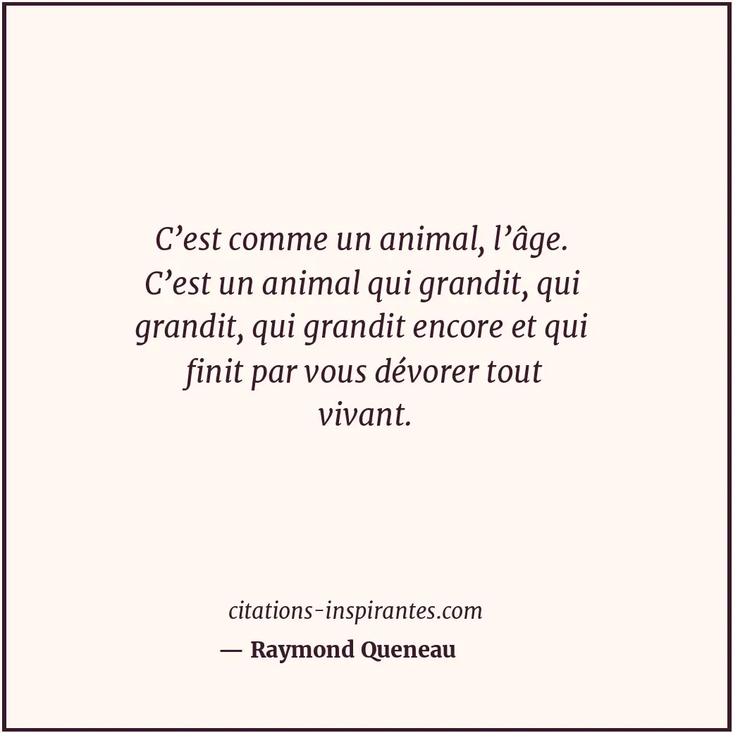 Citation de Raymond Queneau