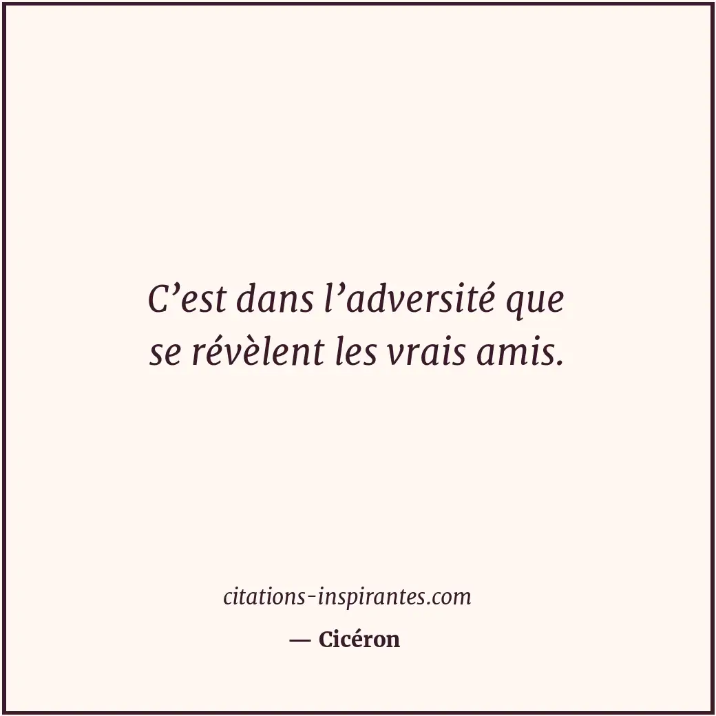 Citation de Cicéron