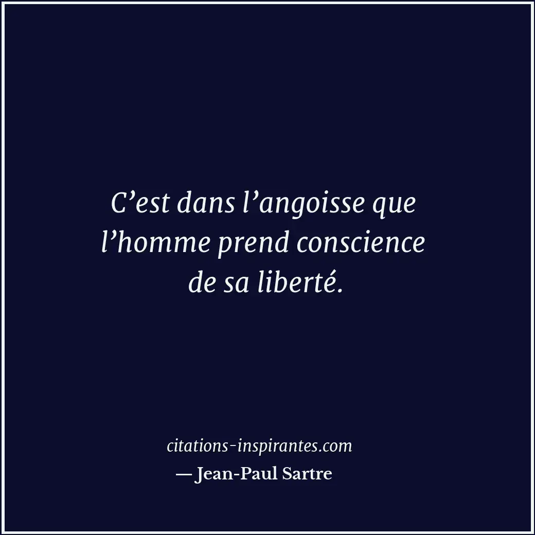 Citation de Jean-Paul Sartre
