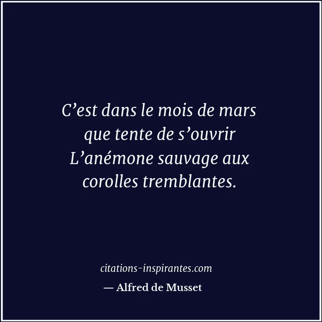 Citation de Alfred de Musset