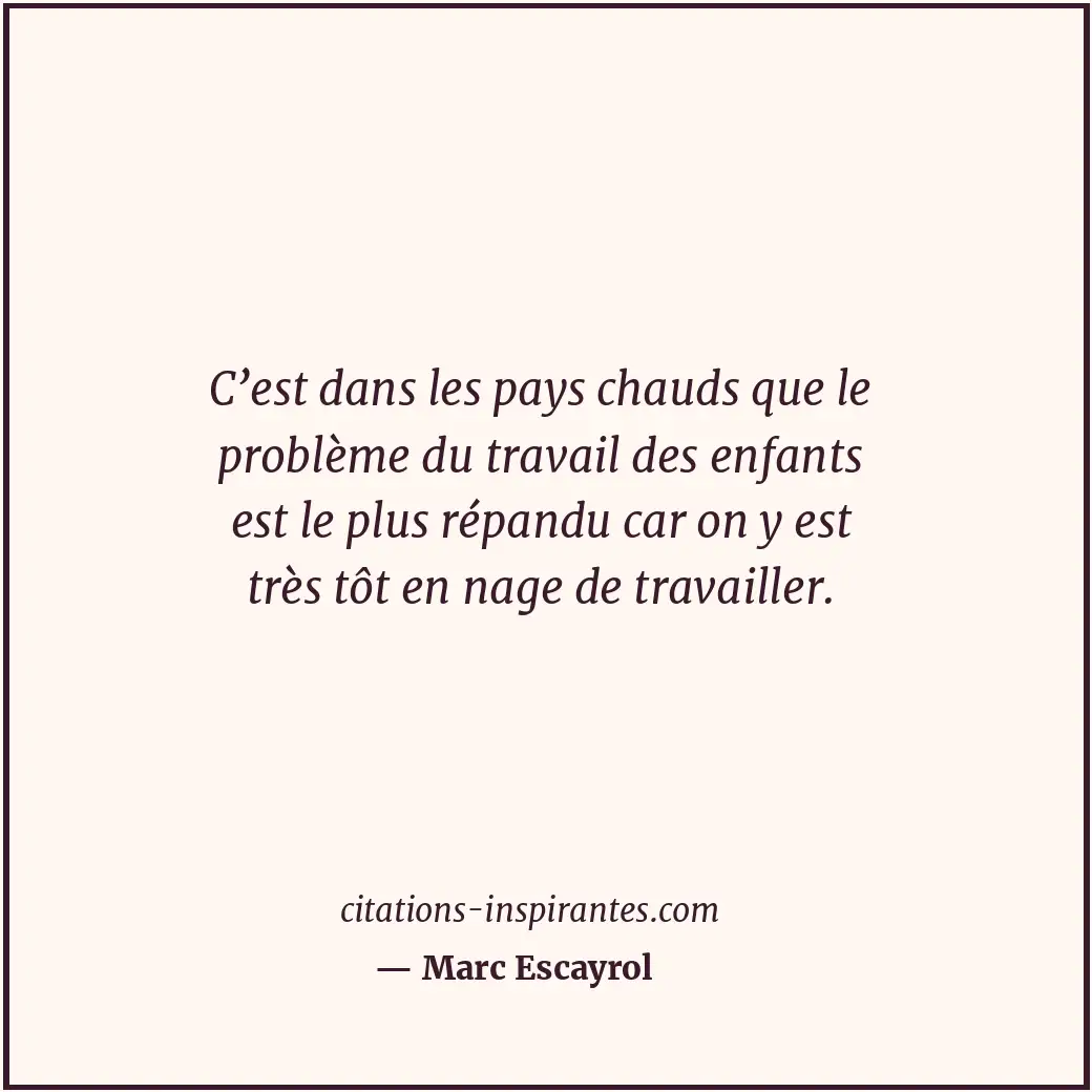 Citation de Marc Escayrol