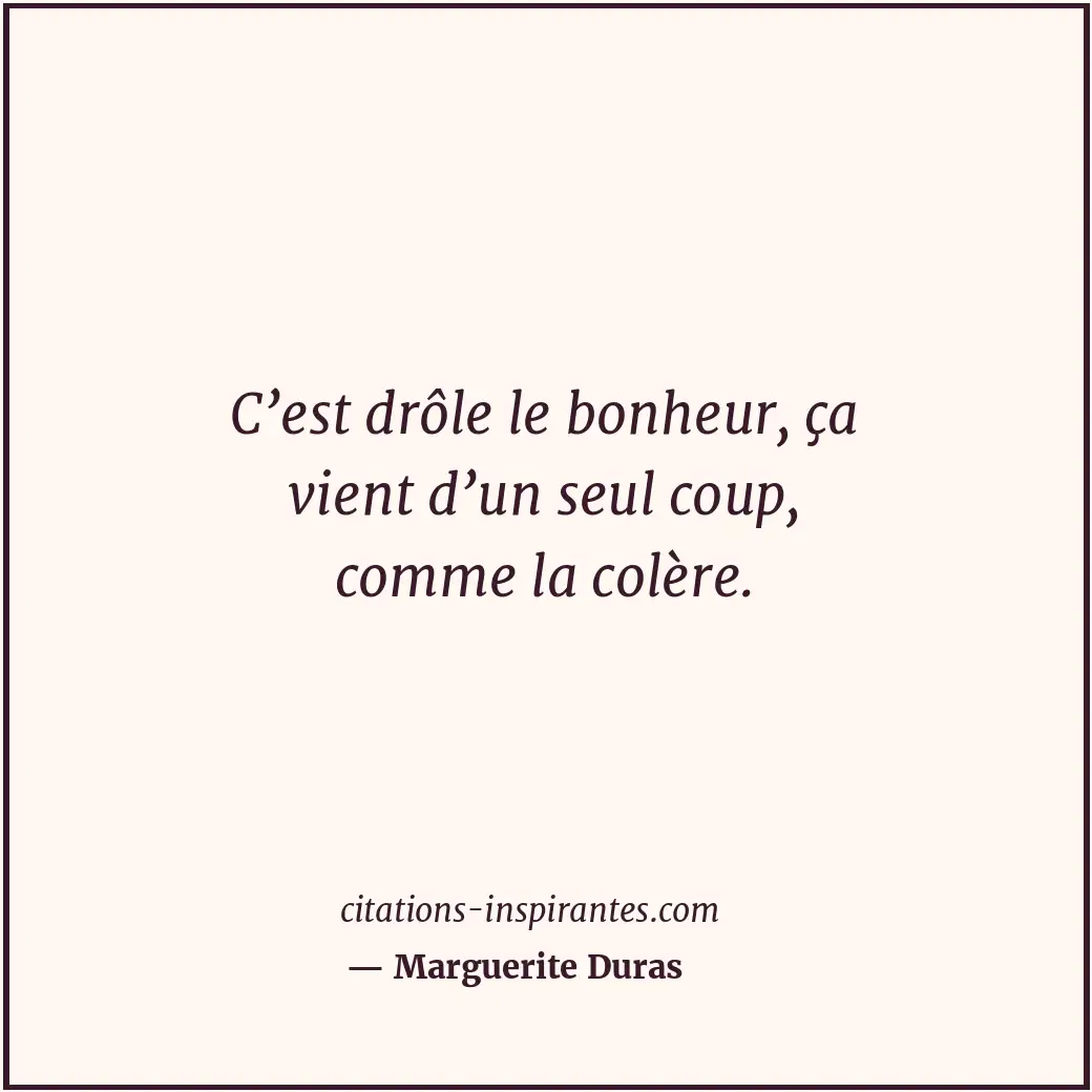 Citation de Marguerite Duras