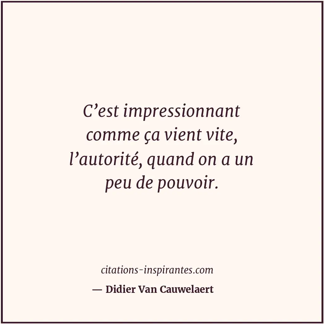 Citation de Didier Van Cauwelaert