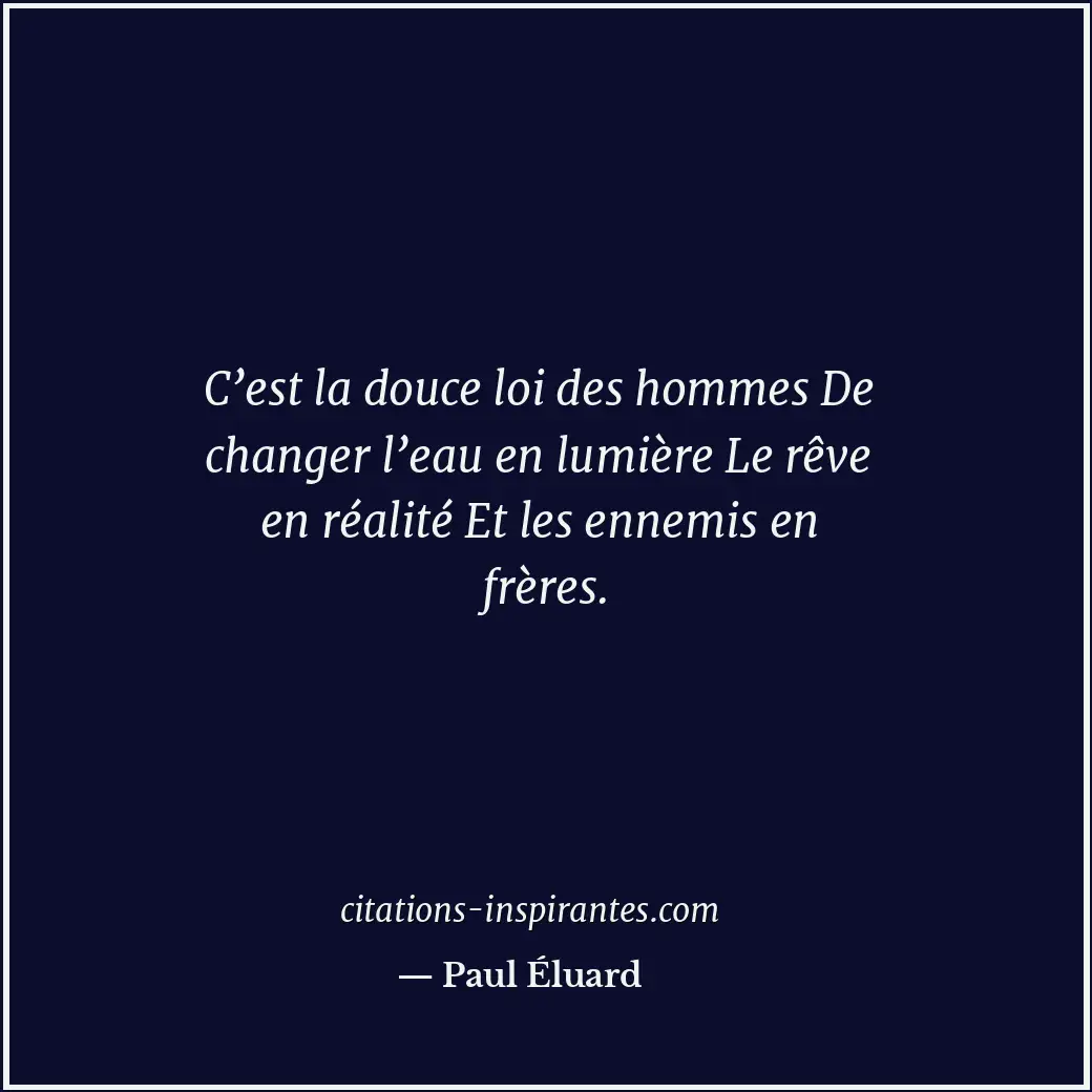 Citation de Paul Éluard