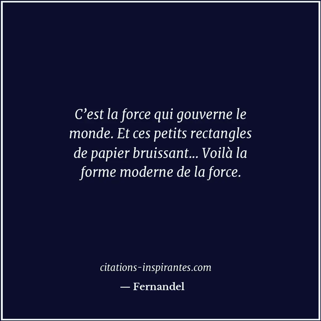 Citation de Fernandel