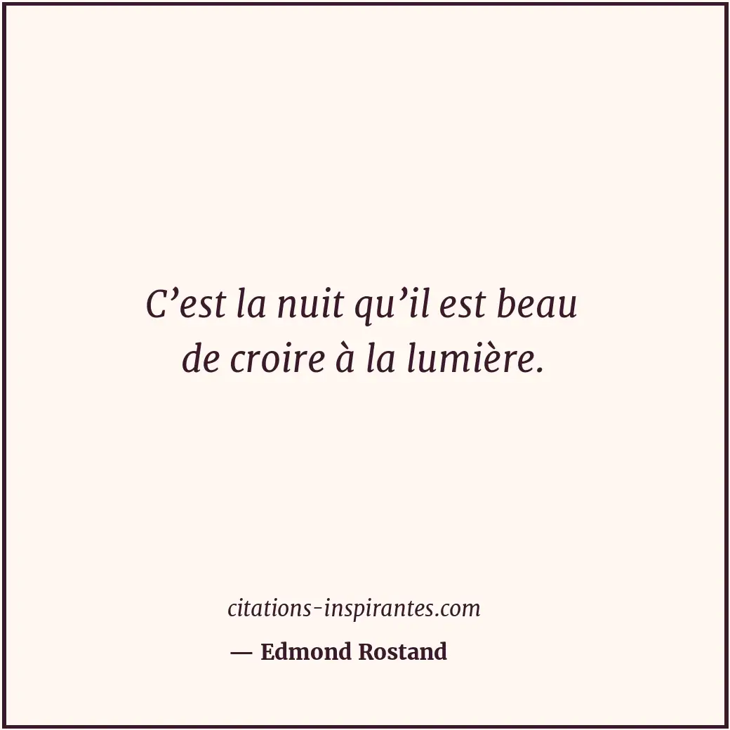 Citation de Edmond Rostand