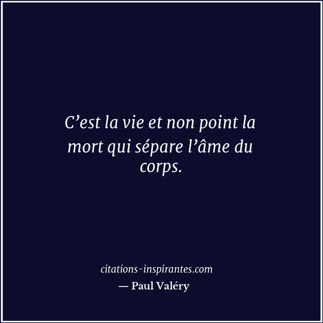 Citation de Paul Valéry