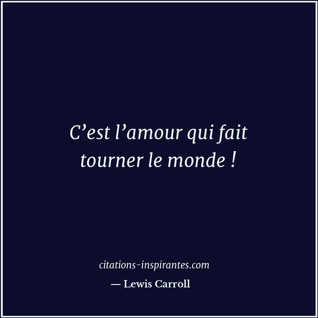 Citation de Lewis Carroll