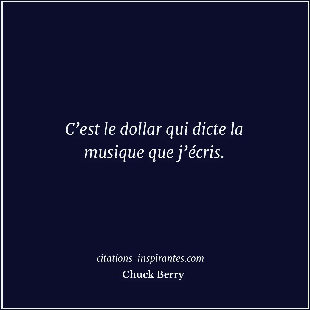 Citation de Chuck Berry