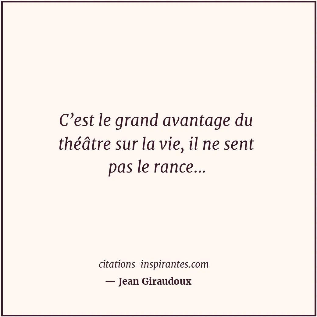 Citation de Jean Giraudoux