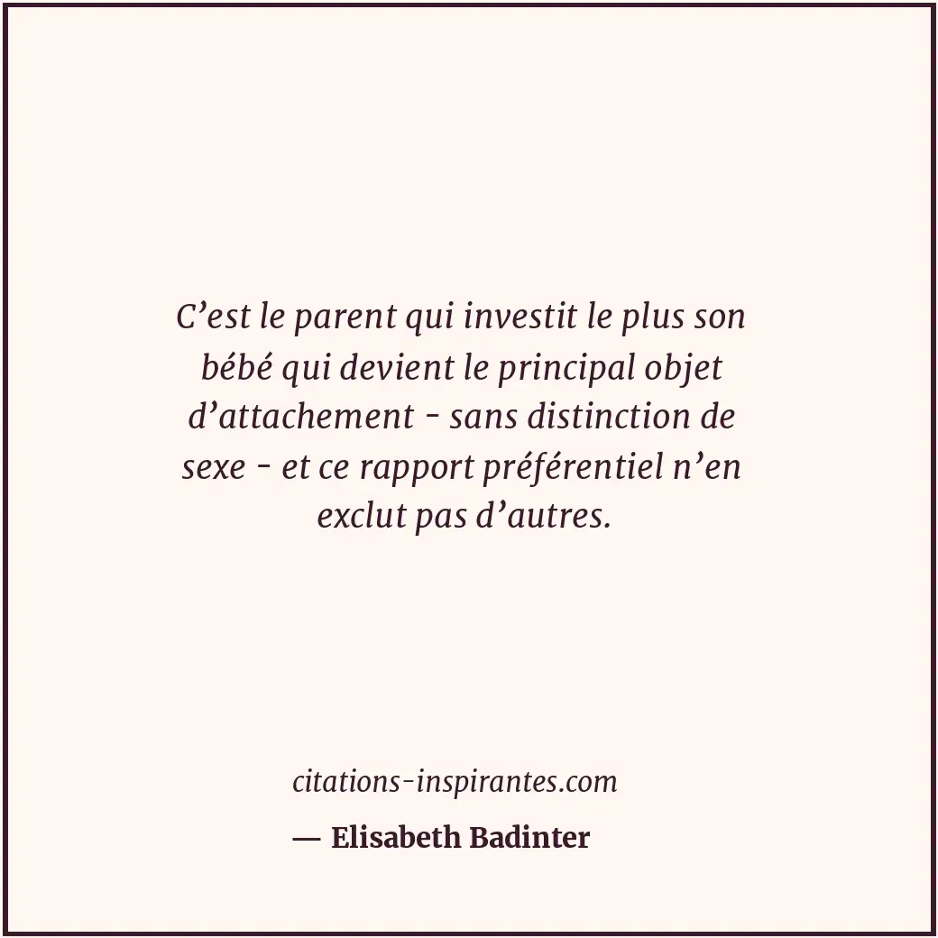 Citation de Elisabeth Badinter