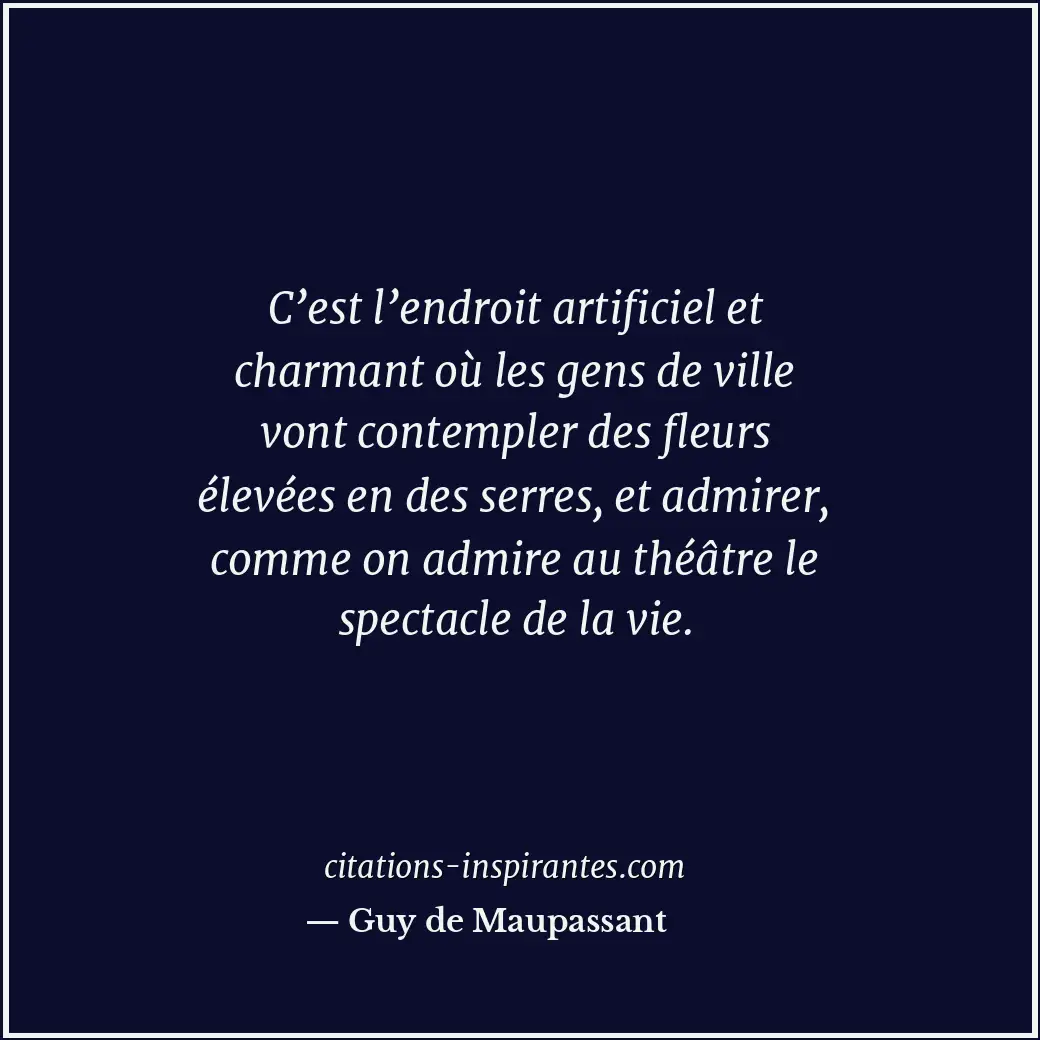 Citation de Guy de Maupassant