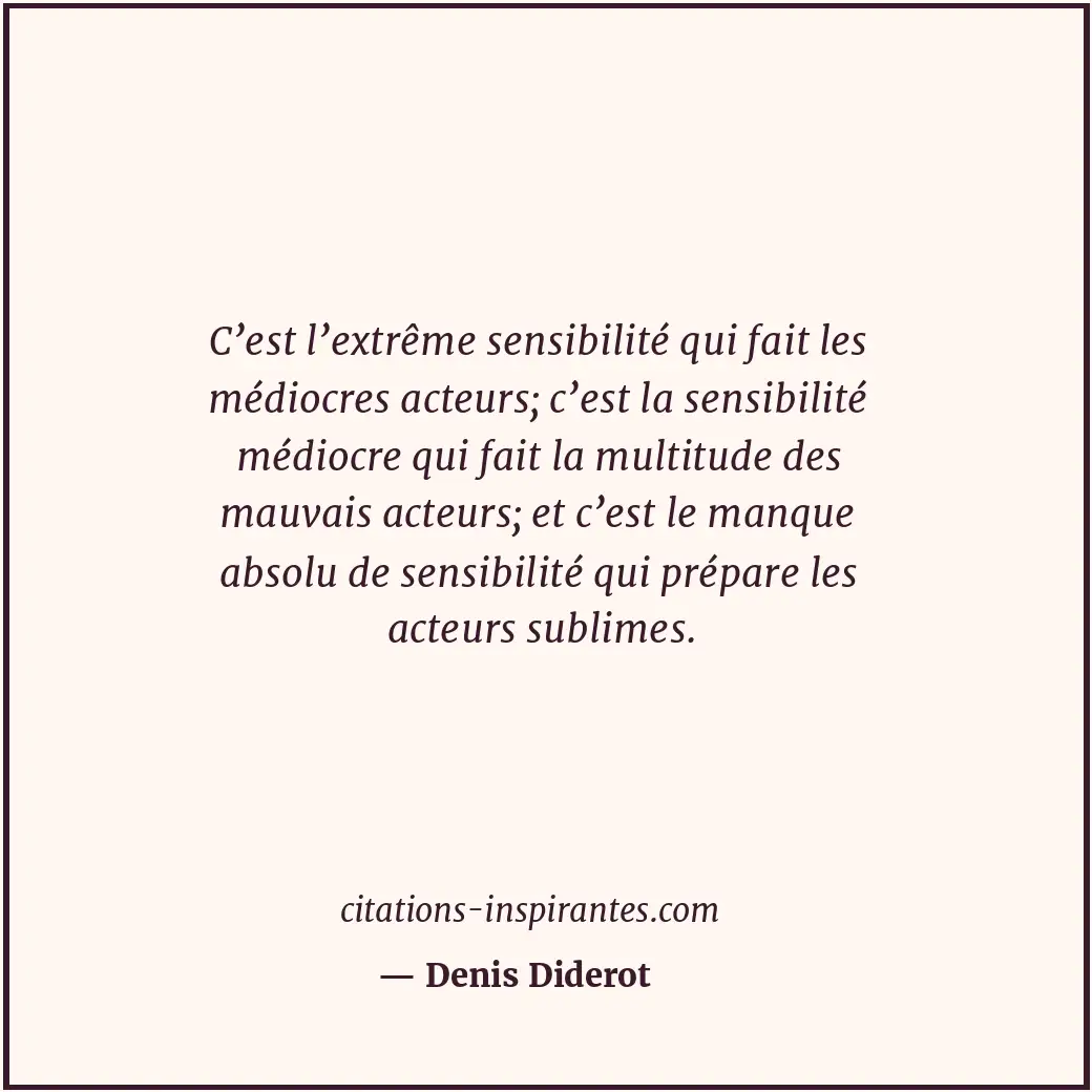 Citation de Denis Diderot