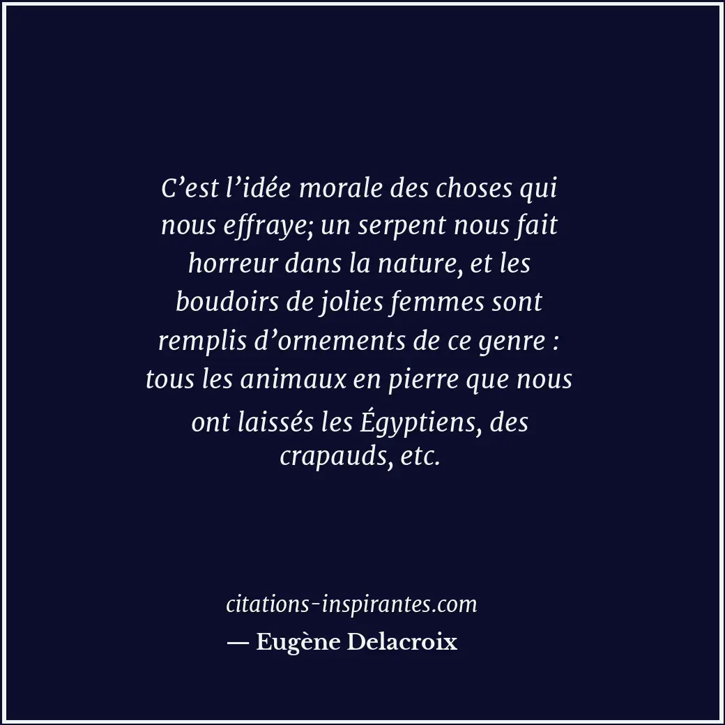 Citation de Eugène Delacroix