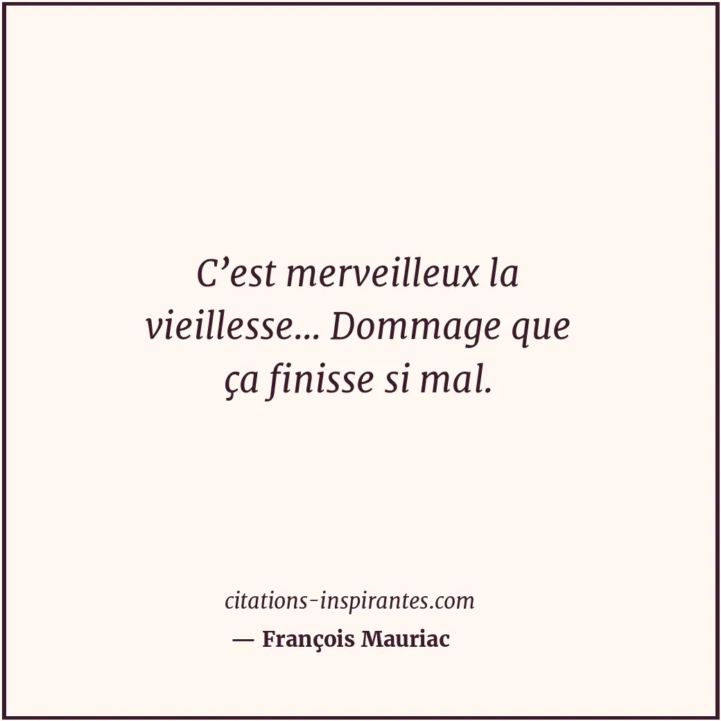 Citation de François Mauriac