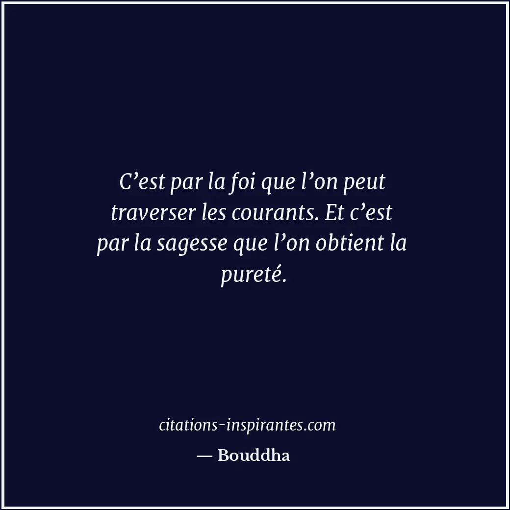 Citation de Bouddha