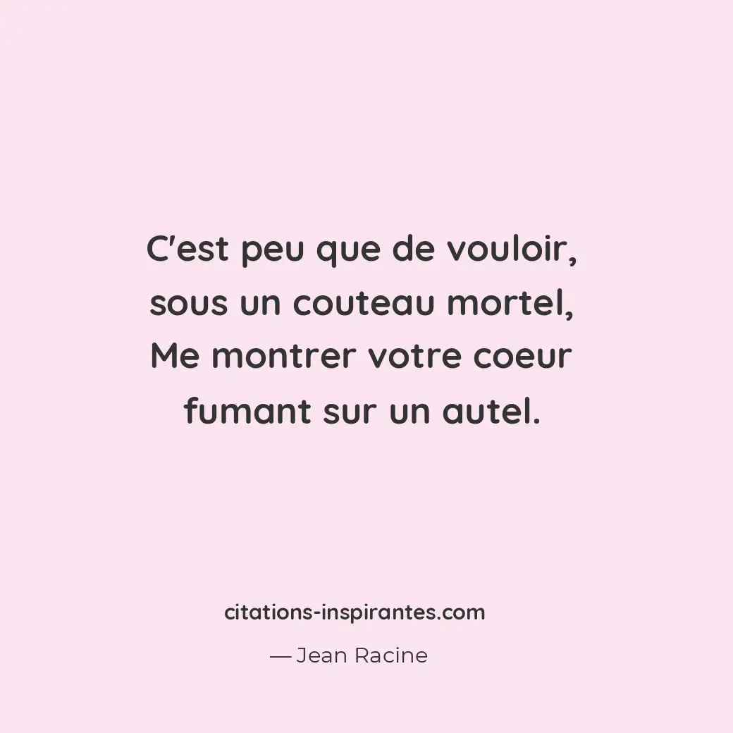 Citation de Jean Racine