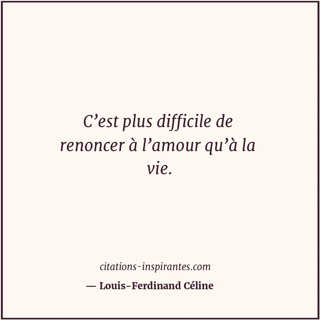 Citation de Louis-Ferdinand Céline