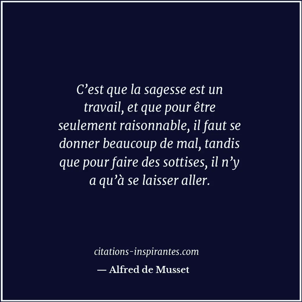 Citation de Alfred de Musset