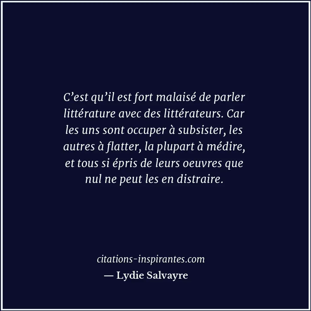Citation de Lydie Salvayre