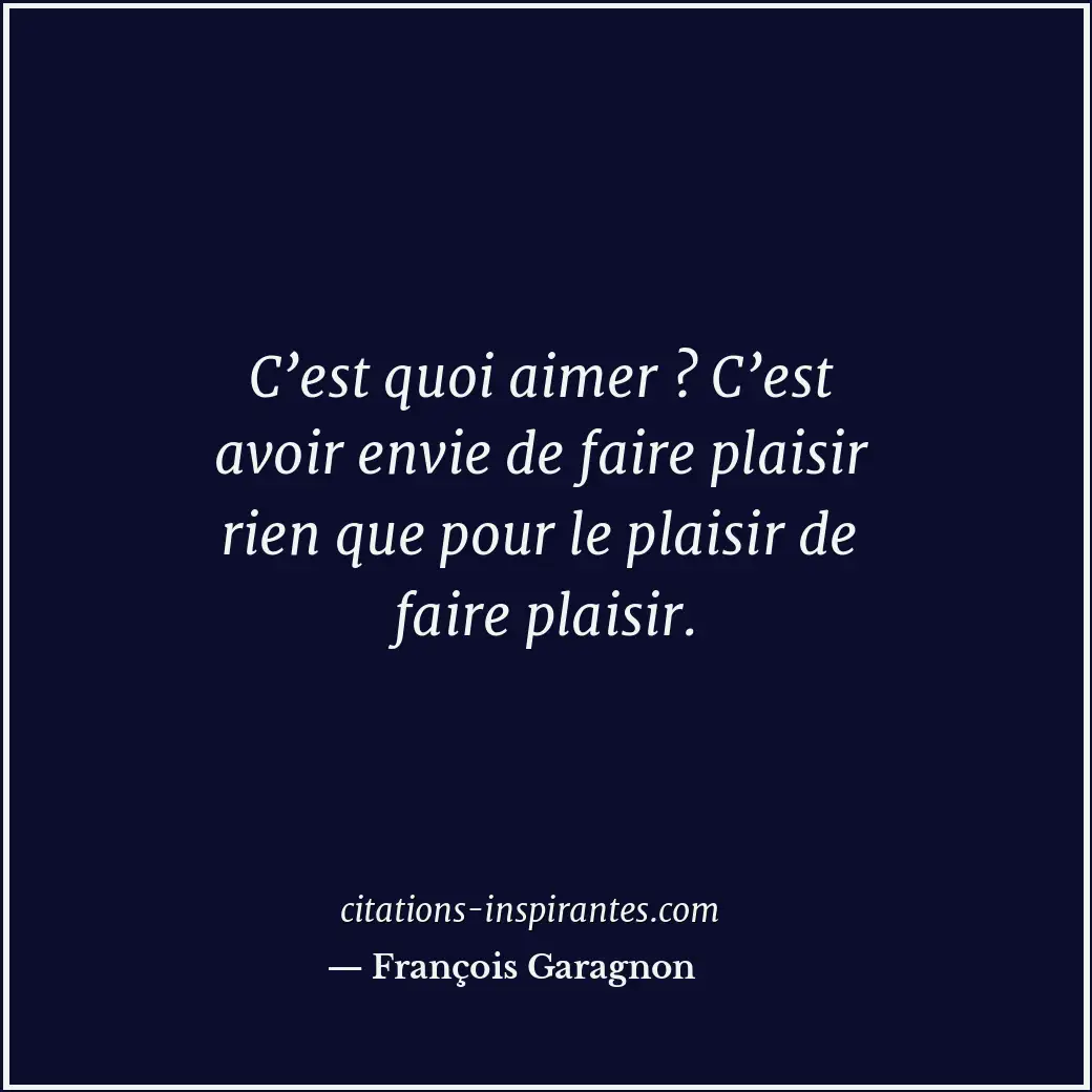 Citation de François Garagnon