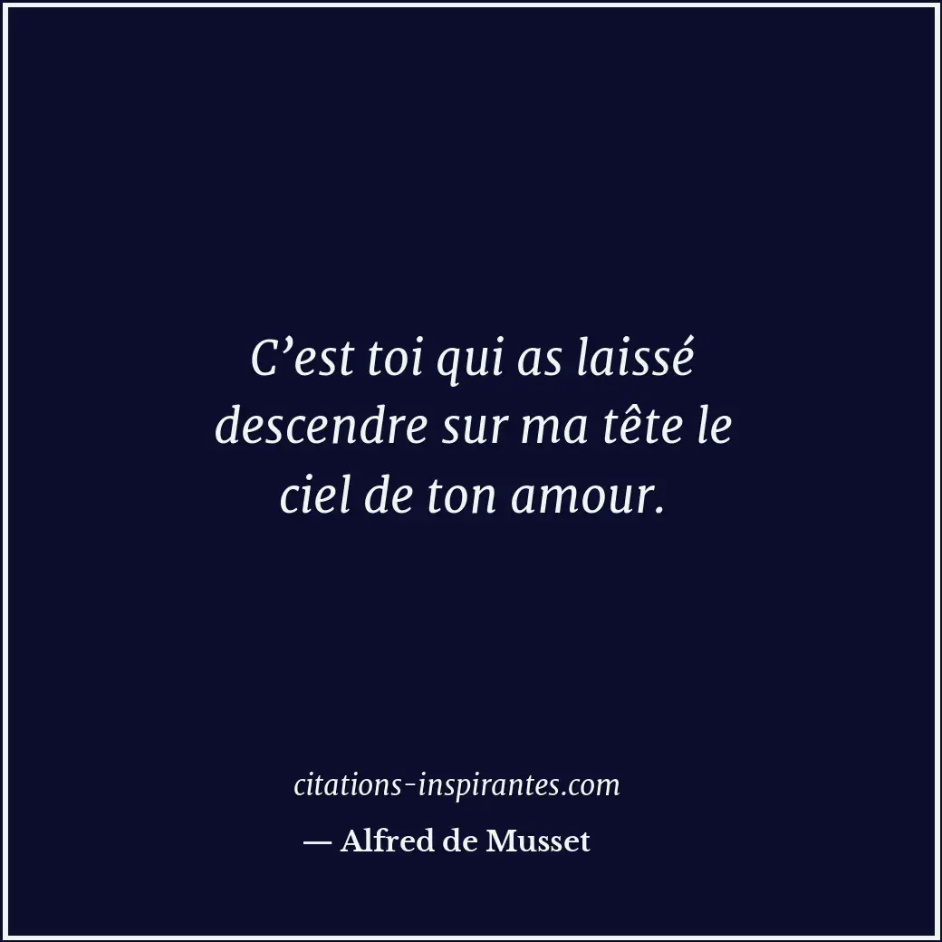 Citation de Alfred de Musset