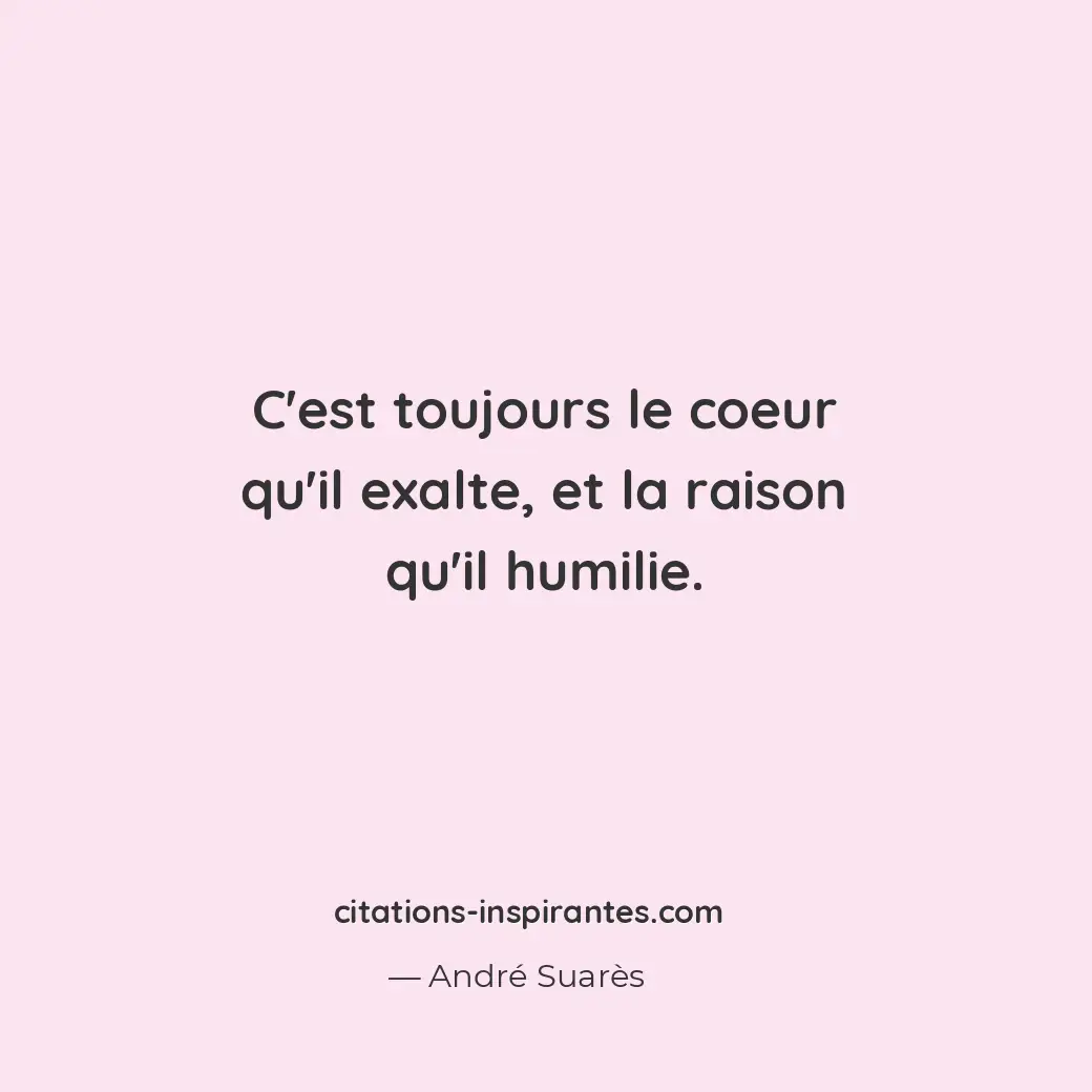 Citation de André Suarès