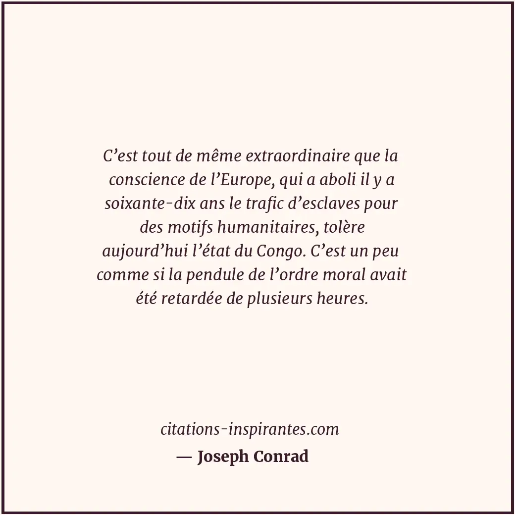 Citation de Joseph Conrad