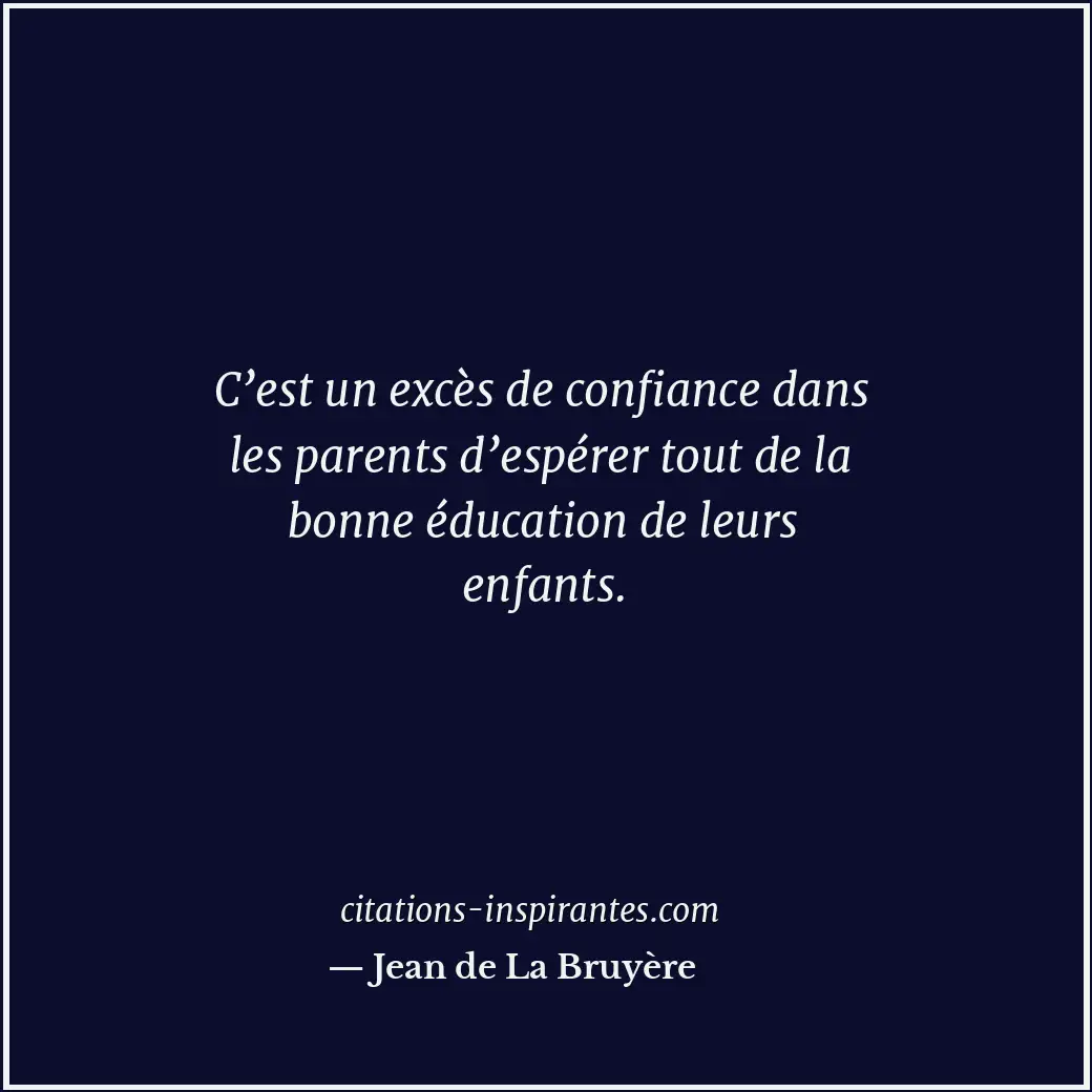 Citation de Jean de La Bruyère
