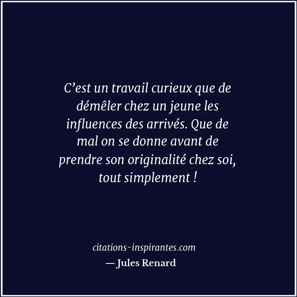 Citation de Jules Renard