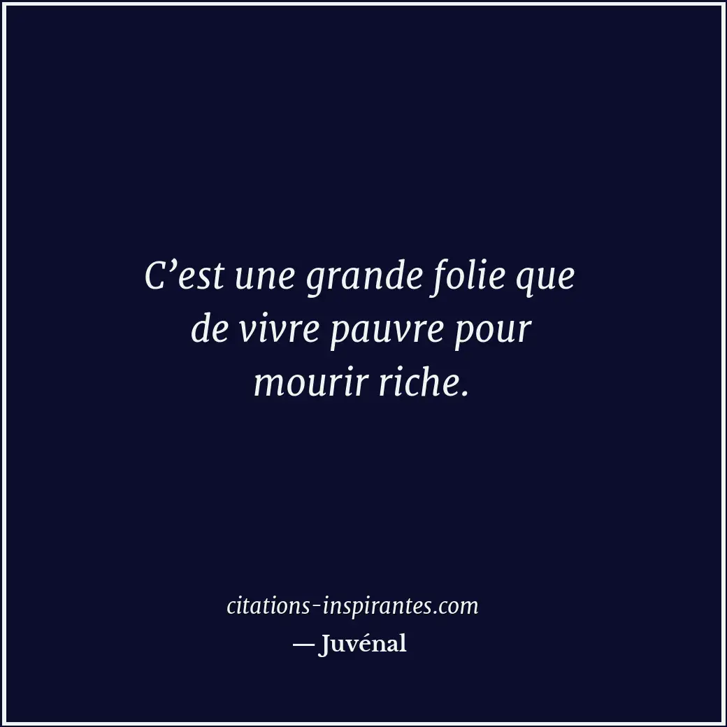 Citation de Juvénal