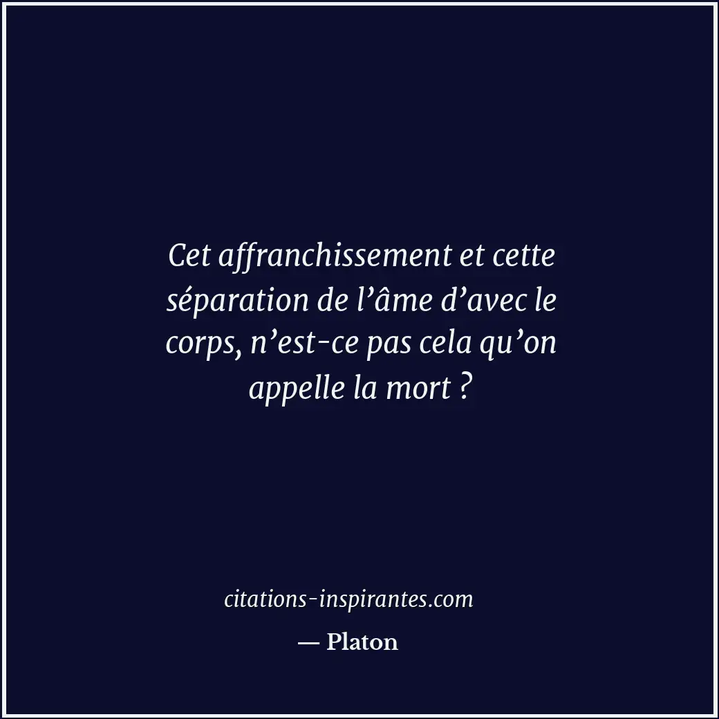 Citation de Platon