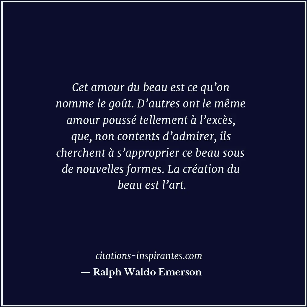 Citation de Ralph Waldo Emerson