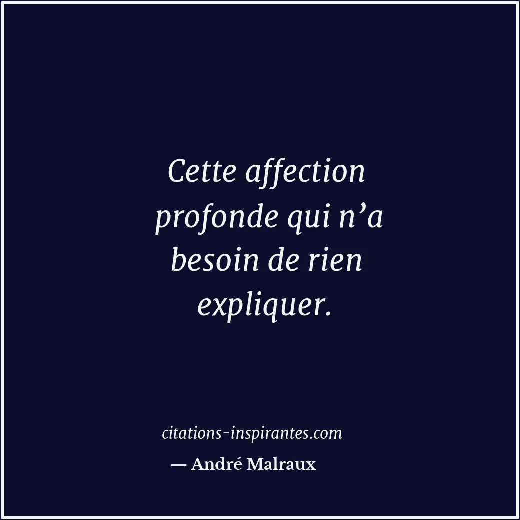 Citation de André Malraux