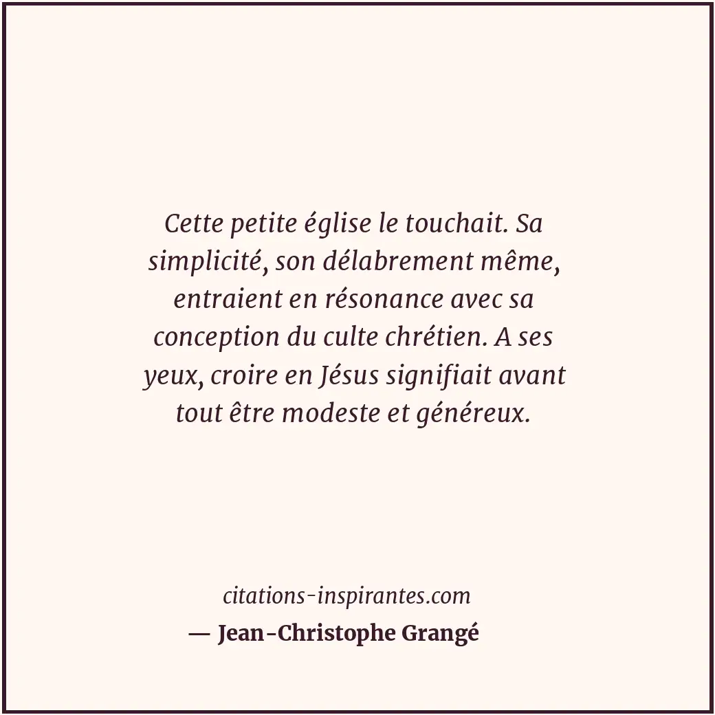 Citation de Jean-Christophe Grangé