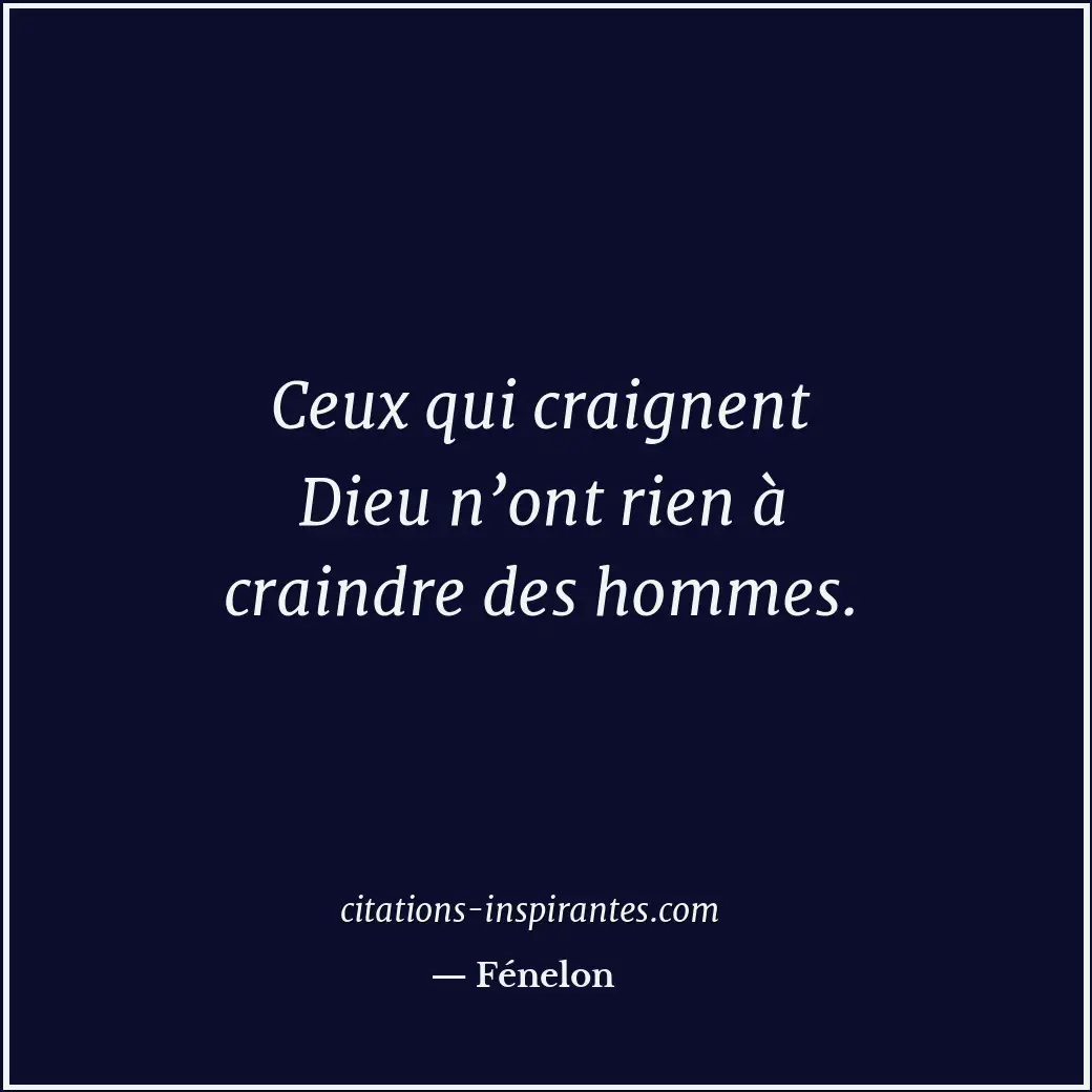 Citation de Fénelon
