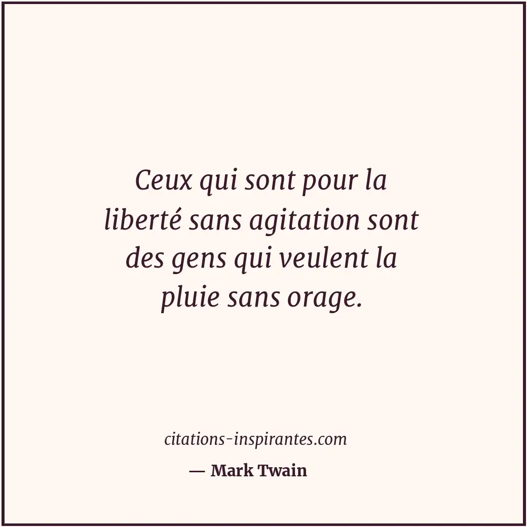 Citation de Mark Twain